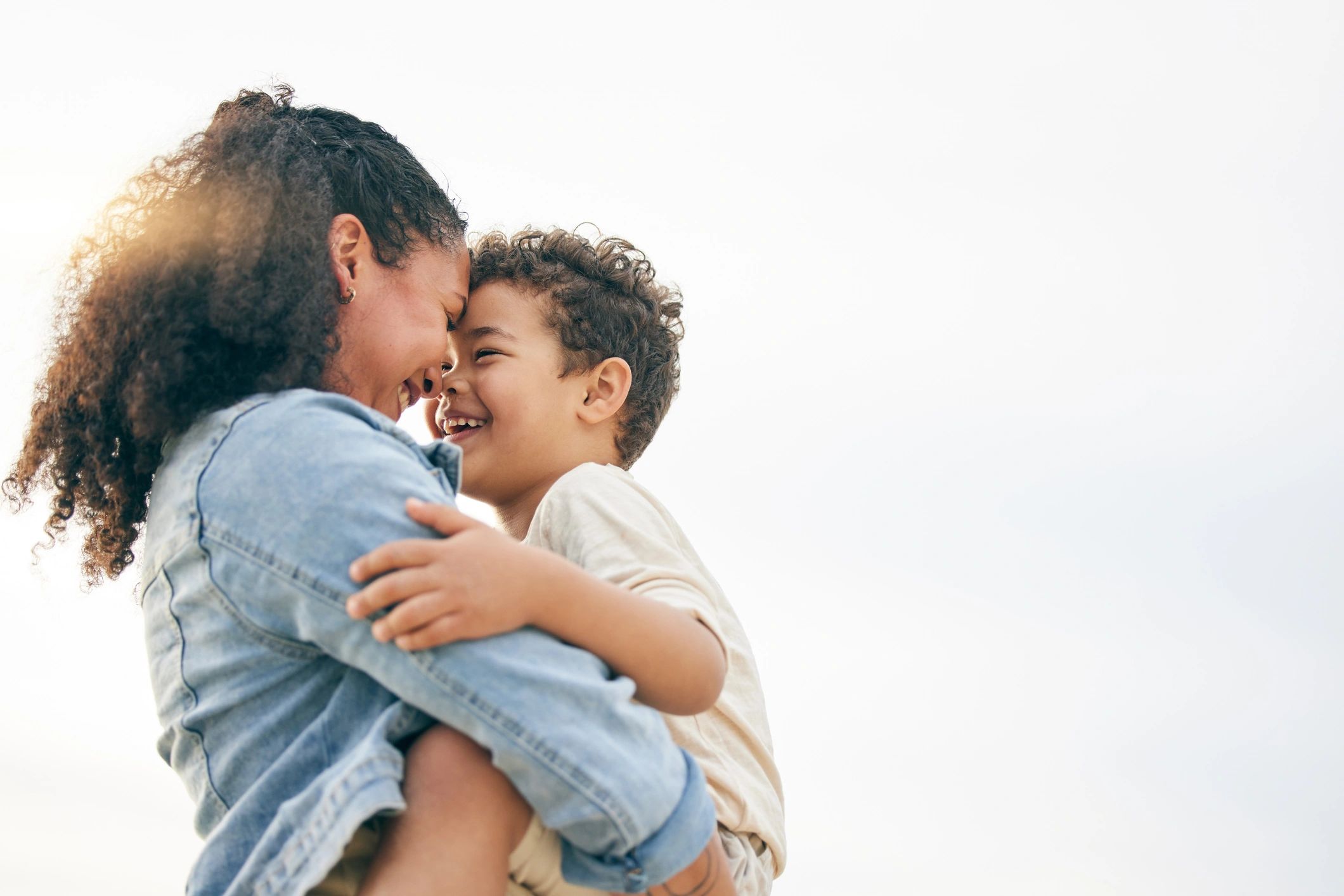 happy diverse parents and children