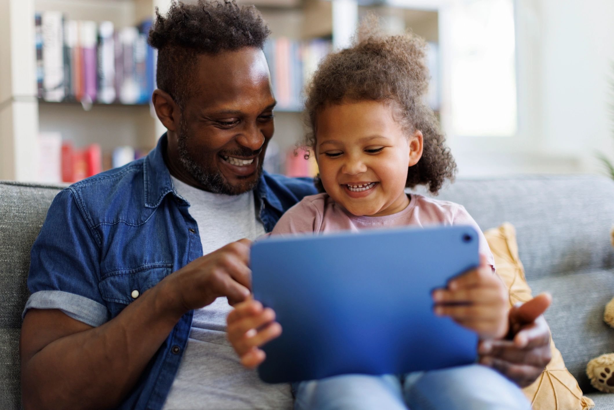 parent and child learning together